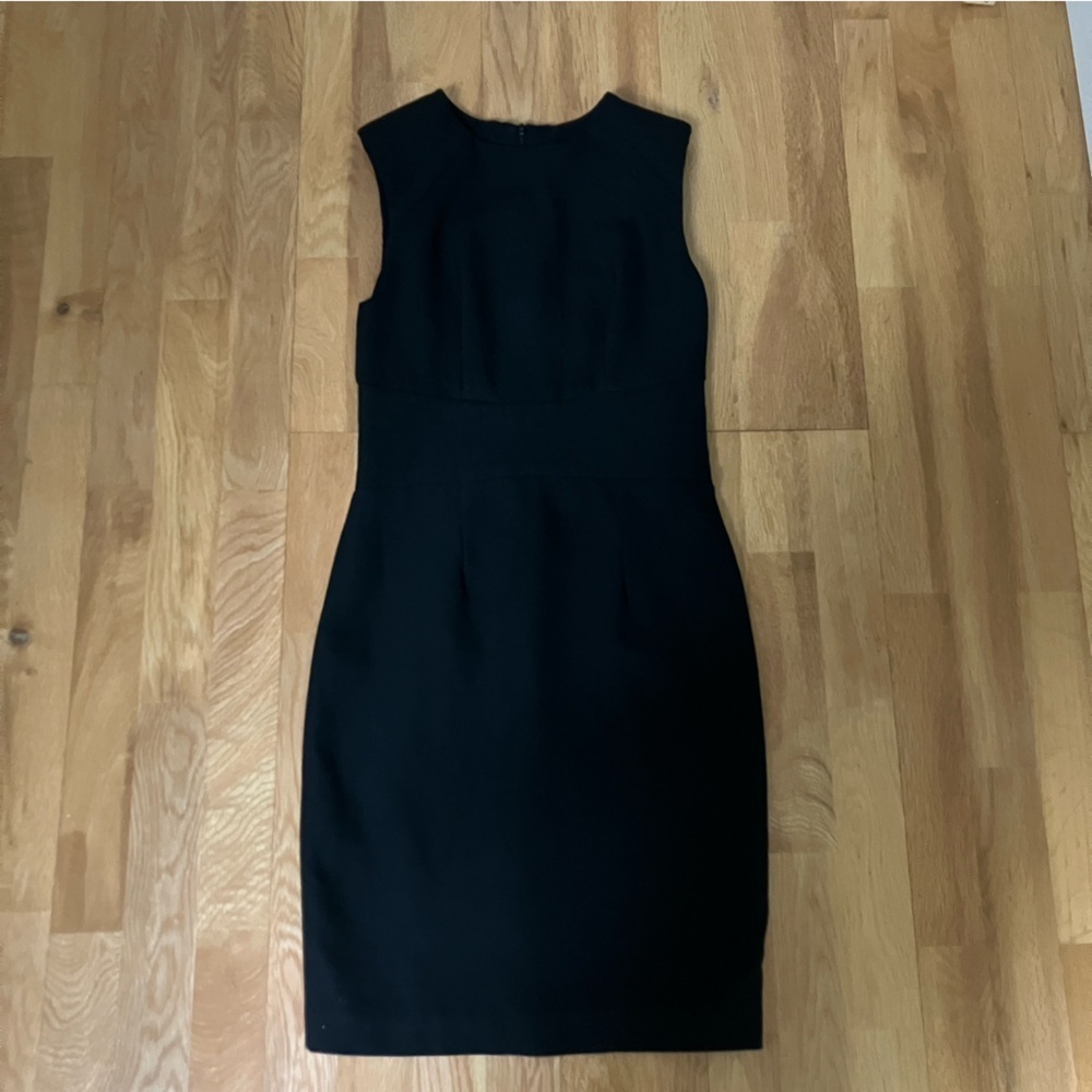 Zara Basics Black Sheath Dress